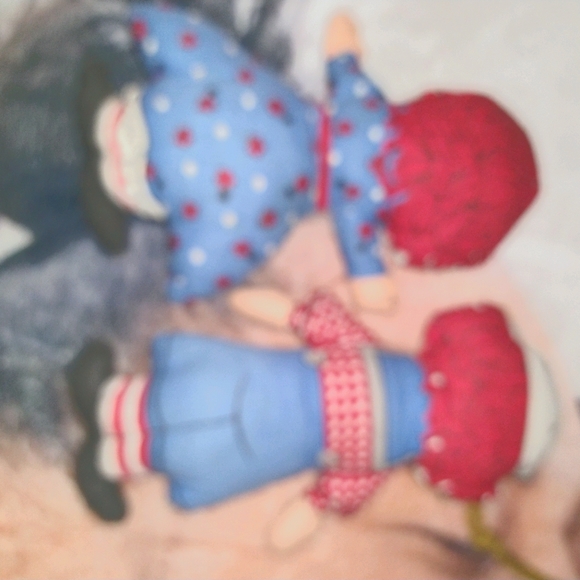 Raggedy Ann and raggedy Andy vintage dolls - Picture 3 of 4